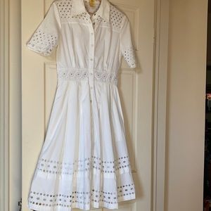 Cathrine Malandrino eyelet dress - white